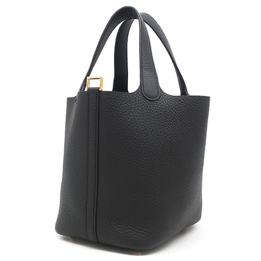 エルメス HERMES ピコタンロック PM ブラック トリヨンクレマンス ハンドバッグ ゴールド金具 新品 未使用 黒