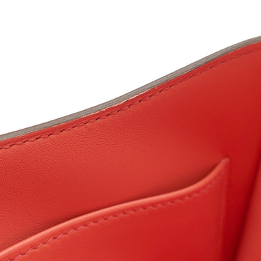 エルメス HERMES コンスタンス3 ミニ ミロワール ローズテキサス シェーブル ショルダーバッグ シルバー金具