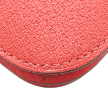 エルメス HERMES コンスタンス3 ミニ ミロワール ローズテキサス シェーブル ショルダーバッグ シルバー金具