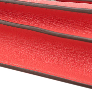 エルメス HERMES コンスタンス3 ミニ ミロワール ローズテキサス シェーブル ショルダーバッグ シルバー金具