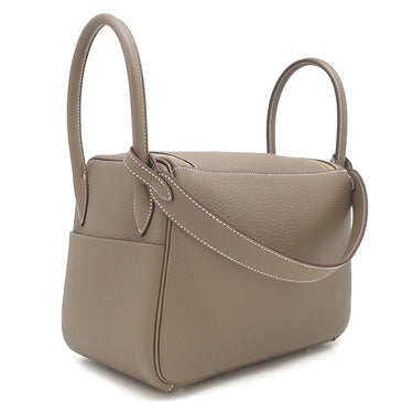 エルメス HERMES リンディ26 エトゥープ トリヨンクレマンス 2WAYバッグ ゴールド金具 新品 未使用 グレージュ