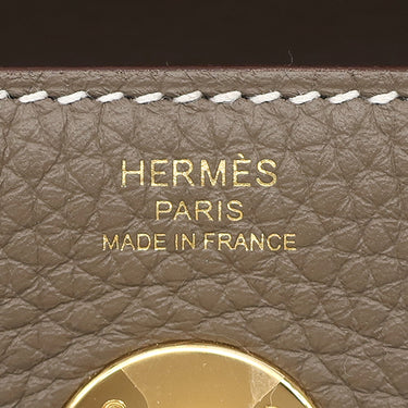 エルメス HERMES リンディ26 エトゥープ トリヨンクレマンス 2WAYバッグ ゴールド金具 新品 未使用 グレージュ