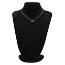 ヴァンクリーフアーペル Van Cleef & Arpels ピュア アルハンブラ VCARB13900 ブラック×イエローゴールド K18YG オニキス ネックレス Au750 18K 18金