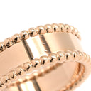 ヴァンクリーフアーペル Van Cleef & Arpels ペルレ シニアチュール ローズゴールド K18PG #56 リング 指輪 ピンクゴールド 750Au 18金 ビーズ縁 シグネチャー 16号