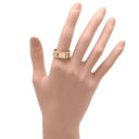ヴァンクリーフアーペル Van Cleef & Arpels ペルレ シニアチュール ローズゴールド K18PG #56 リング 指輪 ピンクゴールド 750Au 18金 ビーズ縁 シグネチャー 16号
