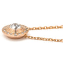 カルティエ Cartier ダムール ピンクゴールド K18PG ダイヤモンド ネックレス ダイヤモンド 18K 750 PG RG パヴェダイヤ