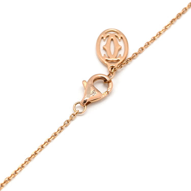 カルティエ Cartier ダムール ピンクゴールド K18PG ダイヤモンド ネックレス ダイヤモンド 18K 750 PG RG パヴェダイヤ
