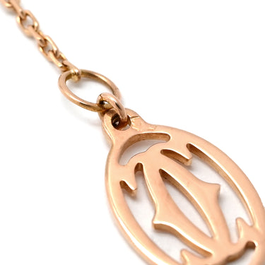 カルティエ Cartier ダムール ピンクゴールド K18PG ダイヤモンド ネックレス ダイヤモンド 18K 750 PG RG パヴェダイヤ