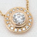 カルティエ Cartier ダムール ピンクゴールド K18PG ダイヤモンド ネックレス ダイヤモンド 18K 750 PG RG パヴェダイヤ