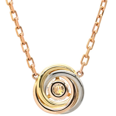 カルティエ Cartier トリニティ ペンダント ダイヤモンド イエローゴールドXピンクゴールドXホワイトゴールド K18PG K18YG K18WG ダイヤモンド ネックレス 3カラー 18金 750 ブリリアントカット