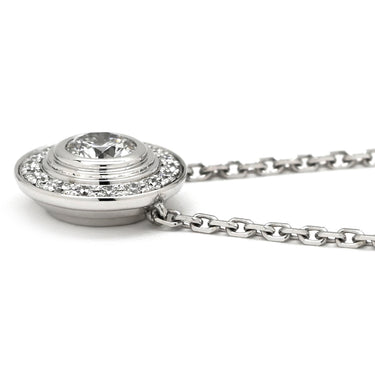 カルティエ Cartier ダムール LM N7406700 ホワイトゴールド K18WG ダイヤモンド ネックレス Cartier ダイヤモンド 18K Au750 WG