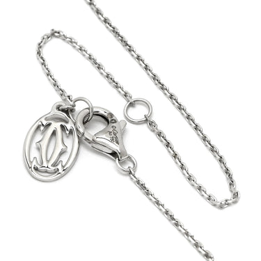 カルティエ Cartier ダムール LM N7406700 ホワイトゴールド K18WG ダイヤモンド ネックレス Cartier ダイヤモンド 18K Au750 WG