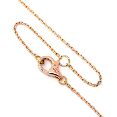 カルティエ Cartier アミュレット ドゥ カルティエ ブラック×ピンクゴールド K18PG ダイヤモンド オニキス ネックレス 黒 1Pダイヤ 18K 750PG