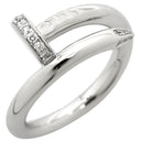 カルティエ Cartier ジュストアンクル ダイヤ B4092700 ホワイトゴールド K18WG ダイヤモンド #51(JP11) リング 指輪 750 18K WG 11号