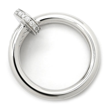 カルティエ Cartier ジュストアンクル ダイヤ B4092700 ホワイトゴールド K18WG ダイヤモンド #51(JP11) リング 指輪 750 18K WG 11号