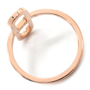 エルメス HERMES エヴァー シェーヌダンクル PM ダイヤ H118643B ピンクゴールド K18PG ダイヤモンド #54 リング 指輪 ピンクゴールド Au750 18K ハーフエタニティ 13.5号