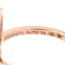 エルメス HERMES エヴァー シェーヌダンクル PM ダイヤ H118643B ピンクゴールド K18PG ダイヤモンド #54 リング 指輪 ピンクゴールド Au750 18K ハーフエタニティ 13.5号