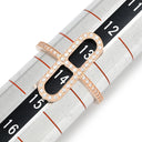 エルメス HERMES エヴァー シェーヌダンクル PM ダイヤ H118643B ピンクゴールド K18PG ダイヤモンド #54 リング 指輪 ピンクゴールド Au750 18K ハーフエタニティ 13.5号