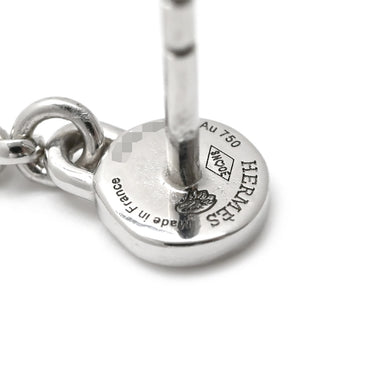 エルメス HERMES ケリー クロシェット H221513B 00 ホワイトゴールド K18WG ダイヤモンド ピアス ダイヤ パヴェ ホワイトゴールド Au750 18K 18金 ドロップ スイング