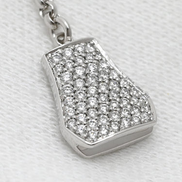 エルメス HERMES ケリー クロシェット H221513B 00 ホワイトゴールド K18WG ダイヤモンド ピアス ダイヤ パヴェ ホワイトゴールド Au750 18K 18金 ドロップ スイング