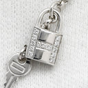 エルメス HERMES ケリー クロシェット H221513B 00 ホワイトゴールド K18WG ダイヤモンド ピアス ダイヤ パヴェ ホワイトゴールド Au750 18K 18金 ドロップ スイング