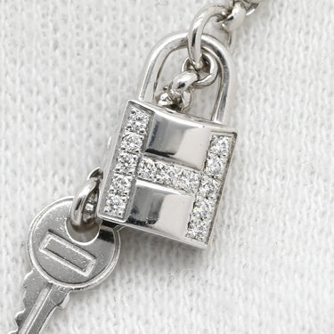 エルメス HERMES ケリー クロシェット H221513B 00 ホワイトゴールド K18WG ダイヤモンド ピアス ダイヤ パヴェ ホワイトゴールド Au750 18K 18金 ドロップ スイング