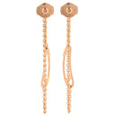 エルメス HERMES シェーヌダンクル ミニ パンク H217531B 00 ローズゴールド K18PG ピアス ピンクゴールド ローズ Au750 18K 18金 ドロップ スイング