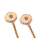 エルメス HERMES シェーヌダンクル ミニ パンク H217531B 00 ローズゴールド K18PG ピアス ピンクゴールド ローズ Au750 18K 18金 ドロップ スイング