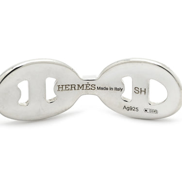 エルメス HERMES シェーヌダンクル アンシェネ シルバー シルバー925 SH バングル SV925 Ag925