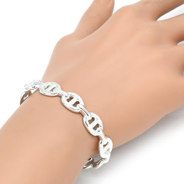 エルメス HERMES シェーヌダンクル アンシェネ シルバー シルバー925 SH バングル SV925 Ag925