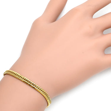 喜平 KIHEI K18 18金 14.5cm 8.0g 12面 トリプル イエローゴールド K18YG ブレスレット 造幣局検定マーク ショッピングローン対応していません