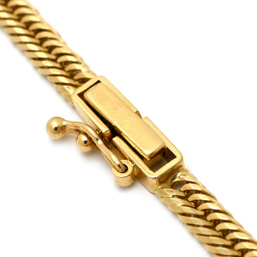 喜平 KIHEI K18 18金 18.5cm 5.1g 12面 トリプル イエローゴールド K18YG ブレスレット 造幣局検定マーク ショッピングローン対応していません