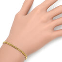 喜平 KIHEI K18 18金 18.5cm 5.1g 12面 トリプル イエローゴールド K18YG ブレスレット 造幣局検定マーク ショッピングローン対応していません