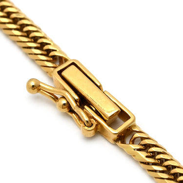 喜平 KIHEI K18 18金 18.5cm 5.1g 12面 トリプル イエローゴールド K18YG ブレスレット ※ショッピングローン対応していません