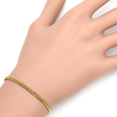 喜平 KIHEI K18 18金 18.5cm 5.1g 12面 トリプル イエローゴールド K18YG ブレスレット ※ショッピングローン対応していません