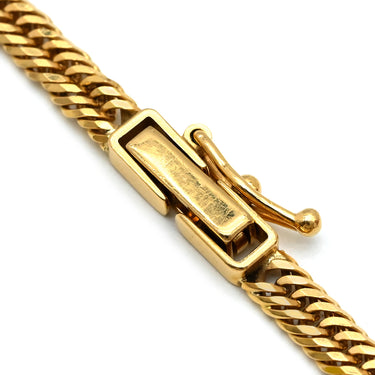 喜平 KIHEI K18 18金 18.5cm 5.1g 12面 トリプル イエローゴールド K18YG ブレスレット 造幣局検定マーク ショッピングローン対応していません