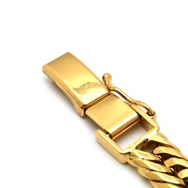 喜平 KIHEI K18 18金 19.5cm 29.4g 12面 トリプル イエローゴールド K18YG ブレスレット 造幣局検定マーク ショッピングローン対応していません