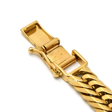 喜平 KIHEI K18 18金 19.5cm 29.4g 12面 トリプル イエローゴールド K18YG ブレスレット 造幣局検定マーク ショッピングローン対応していません