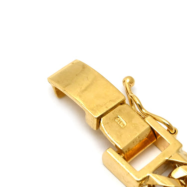 喜平 KIHEI K18 18金 20.5cm 50.1g 12面 トリプル イエローゴールド K18YG ブレスレット 造幣局検定マーク ショッピングローン対応していません