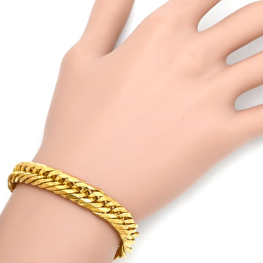 喜平 KIHEI K18 18金 20.5cm 50.1g 12面 トリプル イエローゴールド K18YG ブレスレット 造幣局検定マーク ショッピングローン対応していません