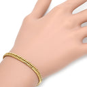 喜平 KIHEI K18 18金 18cm 10.6g 16面 トリプル イエローゴールド K18YG ブレスレット 造幣局検定マーク ショッピングローン対応していません