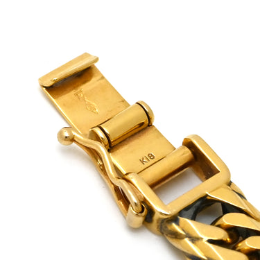 喜平 KIHEI K18 18金 20.3cm 30.6g 16面 トリプル イエローゴールド K18YG ブレスレット 造幣局検定マーク ショッピングローン対応していません