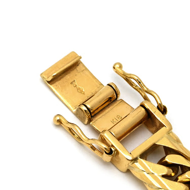 喜平 KIHEI K18 18金 23cm 47.6g 16面 トリプル イエローゴールド K18YG ブレスレット 造幣局検定マーク ショッピングローン対応していません