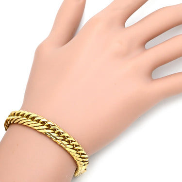 喜平 KIHEI K18 18金 23cm 47.6g 16面 トリプル イエローゴールド K18YG ブレスレット 造幣局検定マーク ショッピングローン対応していません