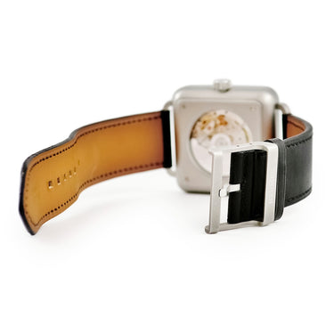 腕時計 エルメス HERMES カレ アッシュ 38mm TI2.710 W045777WW00 自動巻き メンズ ブラック 黒 アラビア スクエア