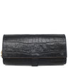 フェリージ Felisi クロコ型押し 3005-SA-001 ブラック×ブラウン レザー 長財布 黒 茶