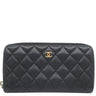 シャネル CHANEL マトラッセ ロングジップウォレット A50097 ブラック レザー キャビアスキン 長財布 ゴールド金具 ラウンドファスナー ココマーク