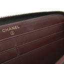 シャネル CHANEL マトラッセ ロングジップウォレット A50097 ブラック レザー キャビアスキン 長財布 ゴールド金具 ラウンドファスナー ココマーク