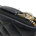 シャネル CHANEL マトラッセ ロングジップウォレット A50097 ブラック レザー キャビアスキン 長財布 ゴールド金具 ラウンドファスナー ココマーク