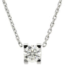 カルティエ Cartier C ドゥ カルティエ ダイヤモンド ペンダント N7413300 ホワイトゴールド K18WG ダイヤモンド ネックレス 750WG Au750 18金 1Pダイヤ ブリリアントカット